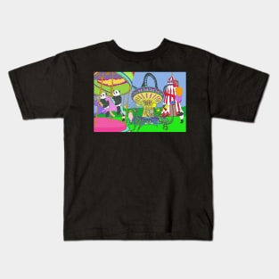 Jurassic Panda Fun Fair Kids T-Shirt